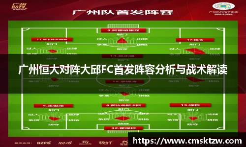 广州恒大对阵大邱FC首发阵容分析与战术解读